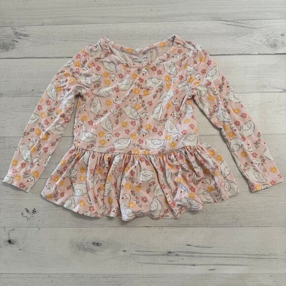 Posh peanut Peplum Ruffled Bummie long sleeve top 2T‎ - Picture 1 of 6
